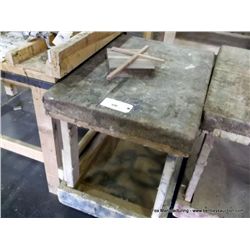 36"x24"x32" Mobile Work Table