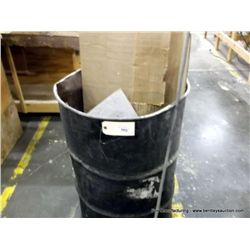 Metal 55 Gallon Trash Can