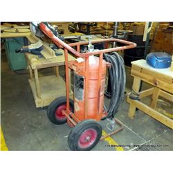 Industrial Fire Extinguisher On Stand Model 150Mb