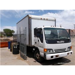 1997 Isuzu NPR 16' Box Truck ~ 262,941 Miles VIN: 4KLB4B1R7VJ000603  Tilt Cab, 4x2, 5.7L, V8 Title #