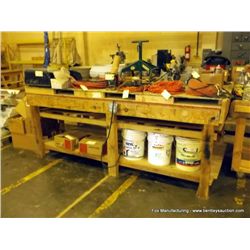 8' 2" x 4' 1 1/2" Work Bench