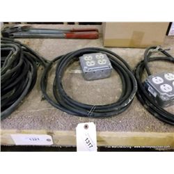 Electrical Cord with 4 Plug Box