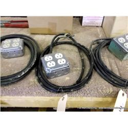 Electrical Cord with 4 Plug Box