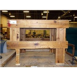 3' 8" x 3' Wood Work Bench