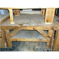 4' x 4' Wood Work Bench