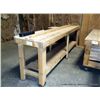 Image 1 : 10' X 2' Wooden Work Bench