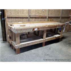 Lot: 9' 2" X 1' 4" Work Tables, Qty=2, (2x The Money)