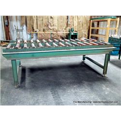 10'X 4' 10" Metal Roller Table