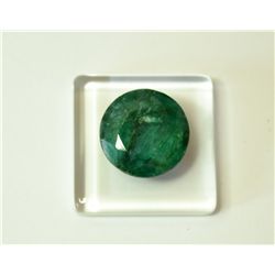 Beautiful Green Emerald Gemstone Round Cut 9.15 ct