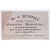 Image 1 : Murphy, W. J.  Business Card