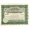 Image 1 : Acme Mines & Mill, Inc. Stock Certificate