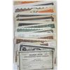 Image 1 : Various issued stock certs,