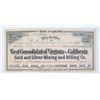 Image 1 : West Consolidated Virginia & California Gold and Silver Mining and Milling Co