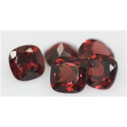 5.06 CTW CUSSION GARNET 6X6 MM (5)