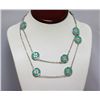 Image 1 : TURQOUISE SILVER FASHION NECKLACE