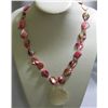 Image 1 : 350CTW PHILIPPINE BABY PINK MOTHER OF PEARL NECKACE WIT