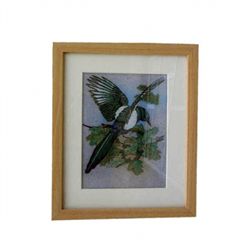 Gemstone Painting Bird 2  - Approx. Wgt. 2.5 kgs.