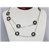 Image 1 : BLACK SILVER FASHION NECKLACE