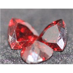 6.84 CTW TRILLION CUT GARNET 8MM (3)