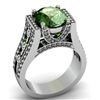 Image 2 : Genuine 3.54 ctw Tourmaline Ring 14Kt White/Yellow Gold