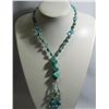 Image 1 : BEADED BLUE TURQUOISE 303.00CTW LONGSTRAND NECKLACE 20I