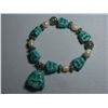 Image 1 : 202CTW NATURAL BLUE TURQUOISE BUDDHA AND PHILIPPINE WHI