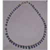 Tanzanite 61.35 CTW Necklace in Silver