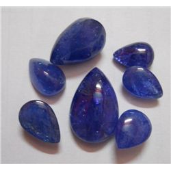 Natural Tanzanite loose Pear Shape Cap Stone of Total Weight 96.30 Ctw