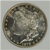 Image 2 : 1878 8F MORGAN SILVER DOLLAR, ANACS MS- 63  NICE