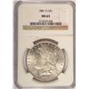 Image 1 : 1881-O MORGAN DOLLAR NGC MS63 WHITE