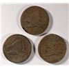 3- FLYING EAGLE CENTS (57,58 LL,58 SL) GOODS