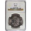 Image 1 : 1881 MORGAN DOLLAR NGC MS62 COLOR