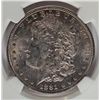 Image 2 : 1881 MORGAN DOLLAR NGC MS62 COLOR