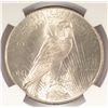 Image 3 : 1924 PEACE DOLLAR NGC MS62 WHITE