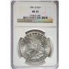 Image 1 : 1901-O MORGAN DOLLAR NGC MS63