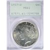 Image 1 : 1927-D PEACE DOLLAR PCGS MS61 RATTLER HOLDER