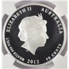 Image 3 : 2012 1/2 OZT .999 FS AUSTRALIA DRAGON  " COLORIZED" NGC PF70