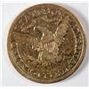 Image 2 : 1898-S $5 GOLD LIBERTY VF