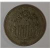 Image 1 : 1869 SHIELD NICKEL VG
