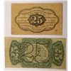 Image 2 : 1862 TWENTY FIVE CENT POSTAGE CURRENCY & 1863 TWENTY FIVE CENT FRACTIONAL NOTE