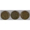 Image 1 : 1919 XF+, 1919-D VG & 1919-S VF+ BUFFALO NICKELS