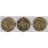 Image 2 : 1919 XF+, 1919-D VG & 1919-S VF+ BUFFALO NICKELS