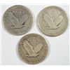 Image 2 : 1920S&24S  Standing Liberty quarters  VG/F-27s VG all original color est $85-$90