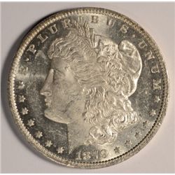 1879-O MORGAN DOLLAR MS62 PL, A TRUE PL COIN! TOUGH DATE