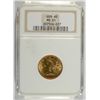 Image 1 : 1899 $5 GOLD LIBERTY NGC MS-61