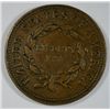 Image 2 : HT-81 SLAVE TOKEN, HARD TIMES 1838  XF MARKS ON OBVERSE