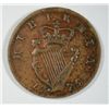 Image 1 : IRELAND 1775 HALF PENNY CHOCOLATE BROWN AU+