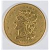 Image 1 : 1834 $5.00 GOLD RARE CROSSLET 4 VARIETY, NICE, XF, TRY TO FIND THIS!