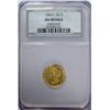 Image 1 : 1844-C $2.5O GOLD LIBERTY NCS AU DETAILS DAMAGED