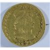 Image 1 : 1800 $5 GOLD RARE EARLY GOLD PIECE MOUNTED ON A PIN